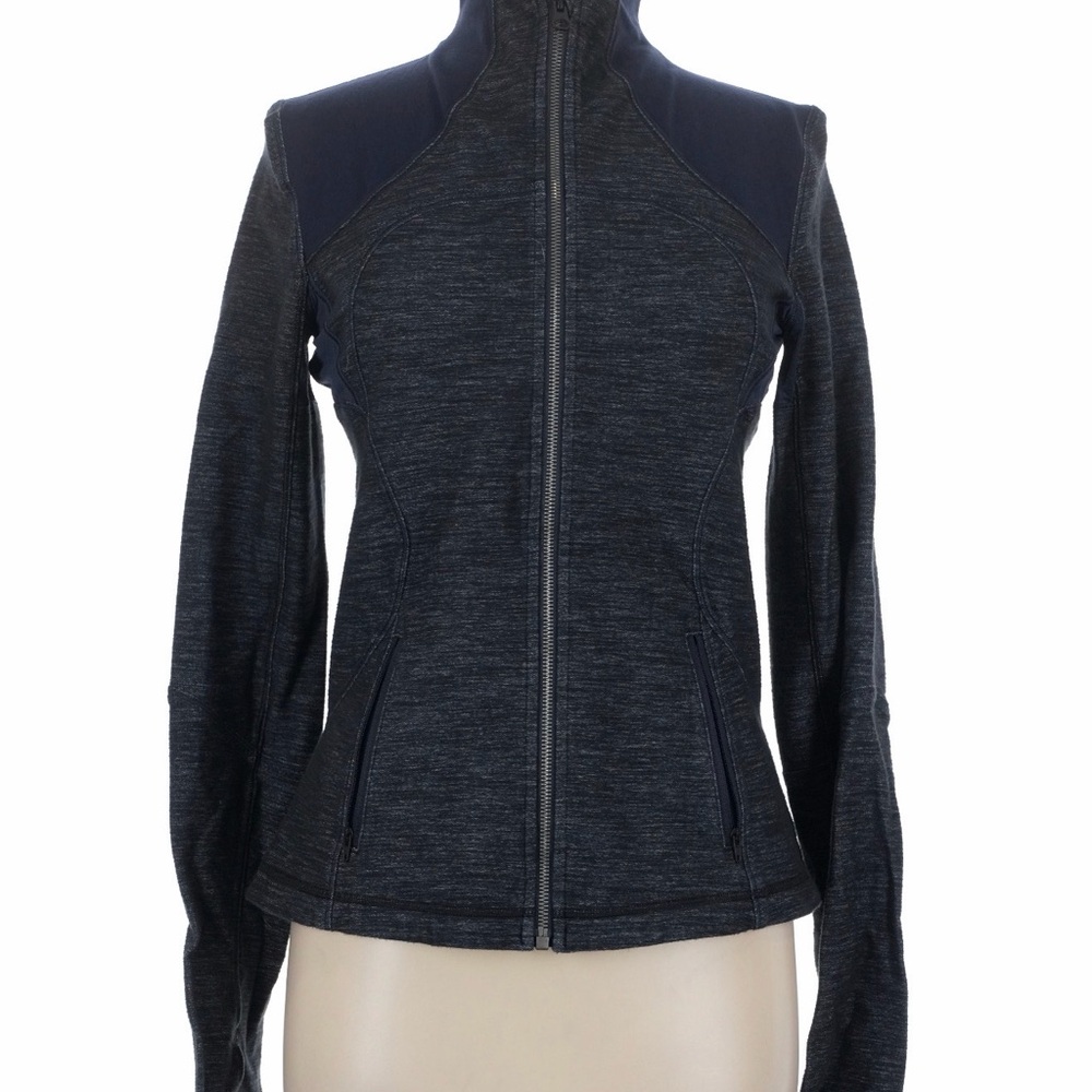 lululemon athletica Heathered Charcoal Full-Zip Jacket